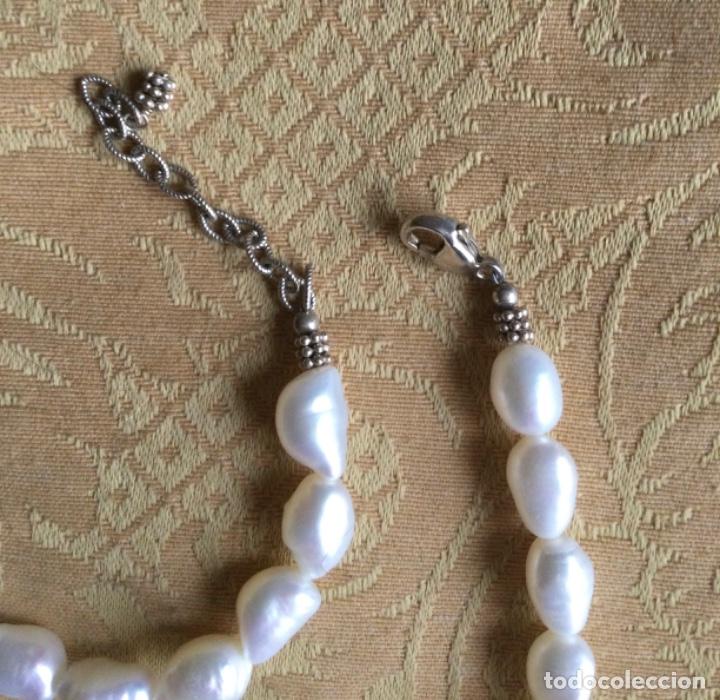 Vintage: COLLAR DE PERLAS Y PLATA ALLISON MASSARI FINE ARTS - Foto 6