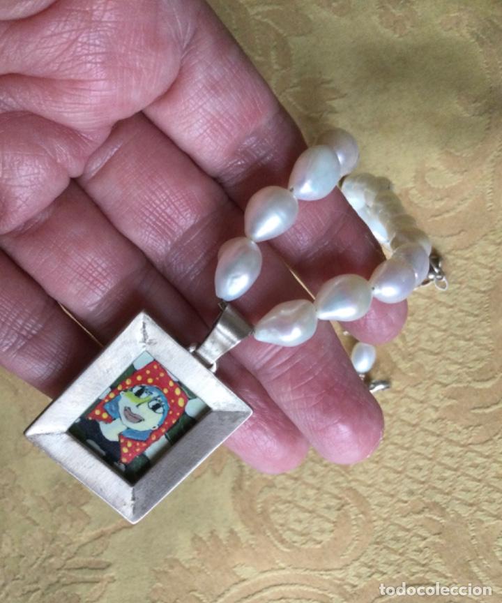 Vintage: COLLAR DE PERLAS Y PLATA ALLISON MASSARI FINE ARTS - Foto 10