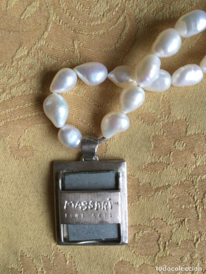 Vintage: COLLAR DE PERLAS Y PLATA ALLISON MASSARI FINE ARTS - Foto 11