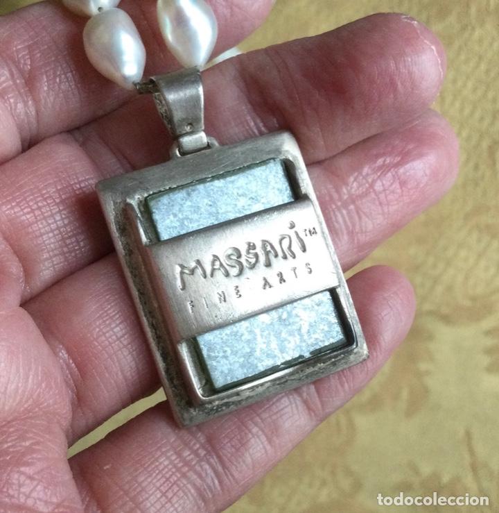 Vintage: COLLAR DE PERLAS Y PLATA ALLISON MASSARI FINE ARTS - Foto 16