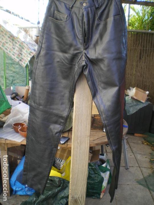 Vintage: PANTALON CUERO t.38 - Foto 2