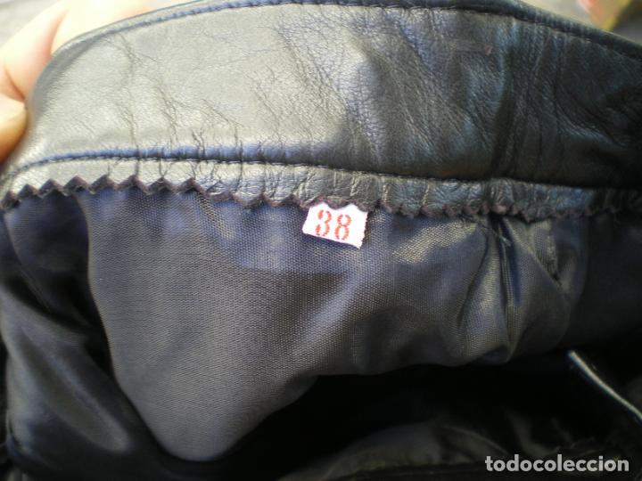 Vintage: PANTALON CUERO t.38 - Foto 4