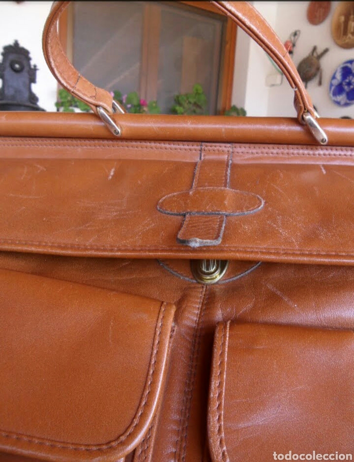 Vintage: Bolso cuero para documentos - Foto 5