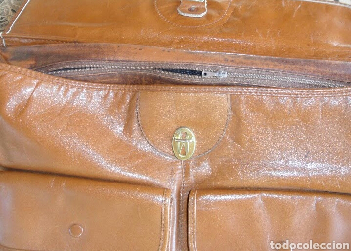 Vintage: Bolso cuero para documentos - Foto 3