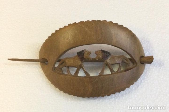 Vintage: Coletero en madera de raiz. Kenia. NUEVO - Foto 1