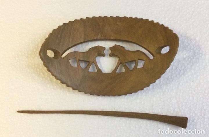 Vintage: Coletero en madera de raiz. Kenia. NUEVO - Foto 2