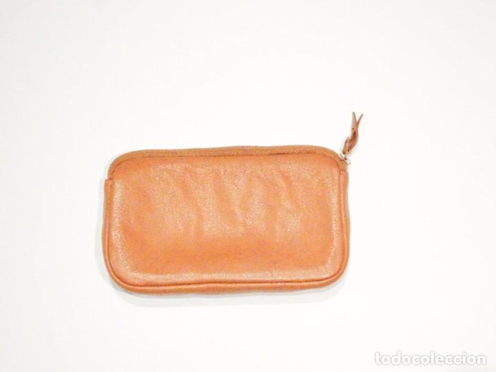 Vintage: Monedero de Piel Con Cremallera - Foto 2