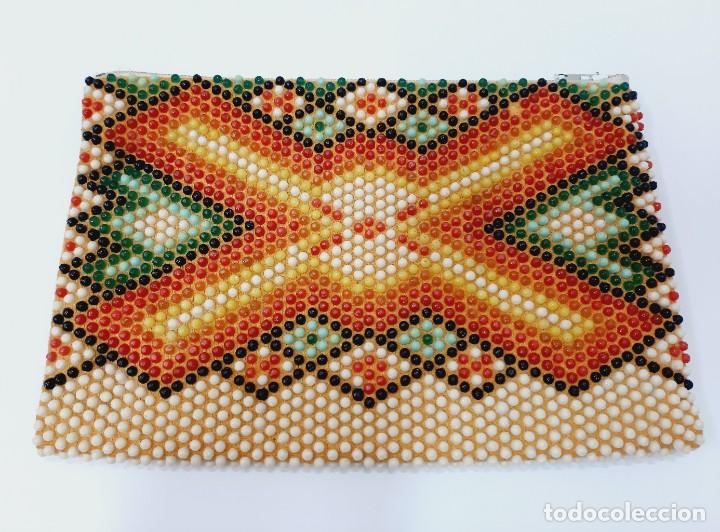 Vintage: Monedero vintage con cuentas multicolor - Foto 3