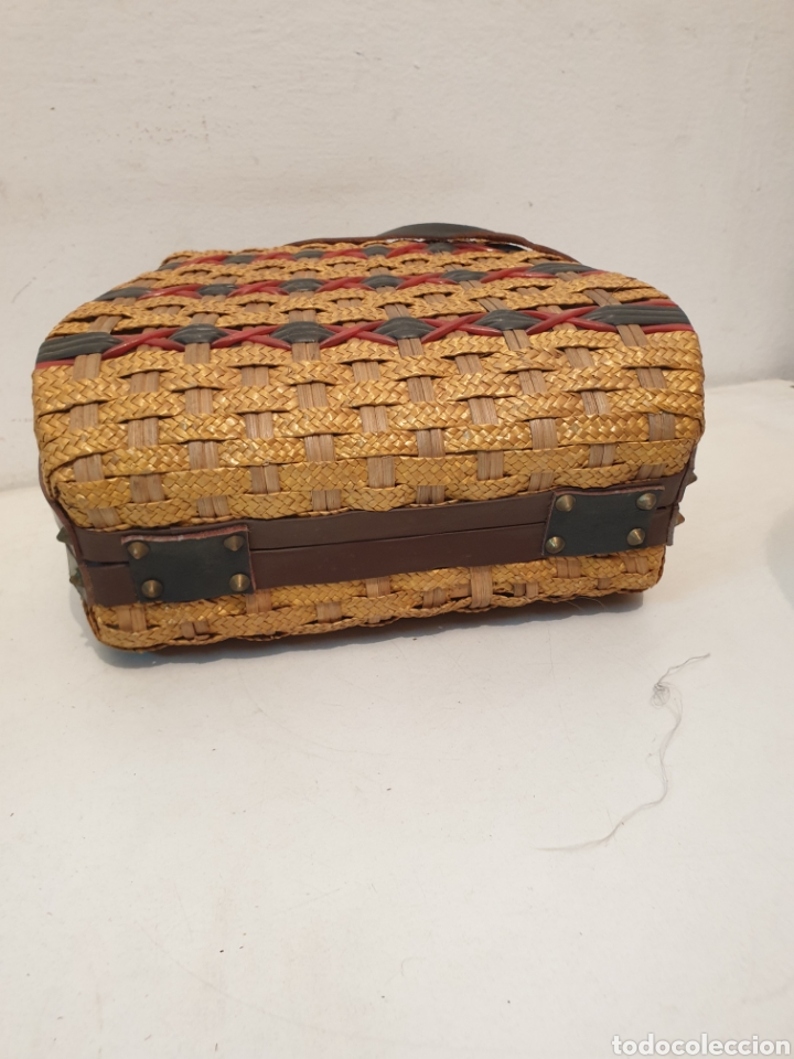 Vintage: BOLSO MIMBRE - Foto 6