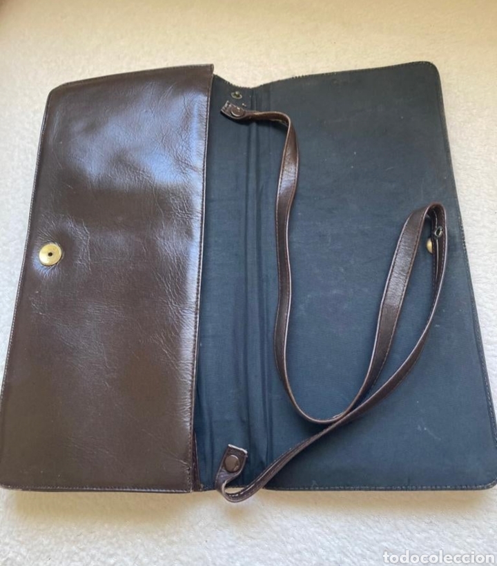 Vintage: Bolso/cartera marr&oacute;n en piel - Foto 3
