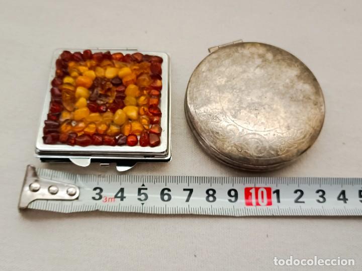 Vintage: Lote de dos espejos de bolso - Foto 4