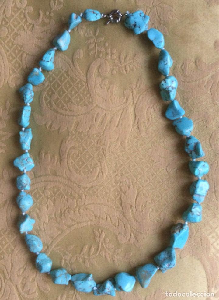Vintage: COLLAR DE TURQUESAS NATURALES - Foto 6