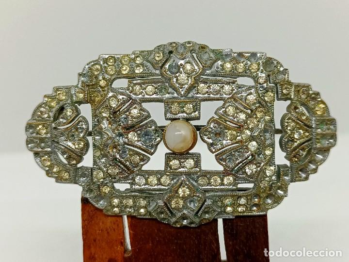 Vintage: Broche bisuter&iacute;a antigua. - Foto 1