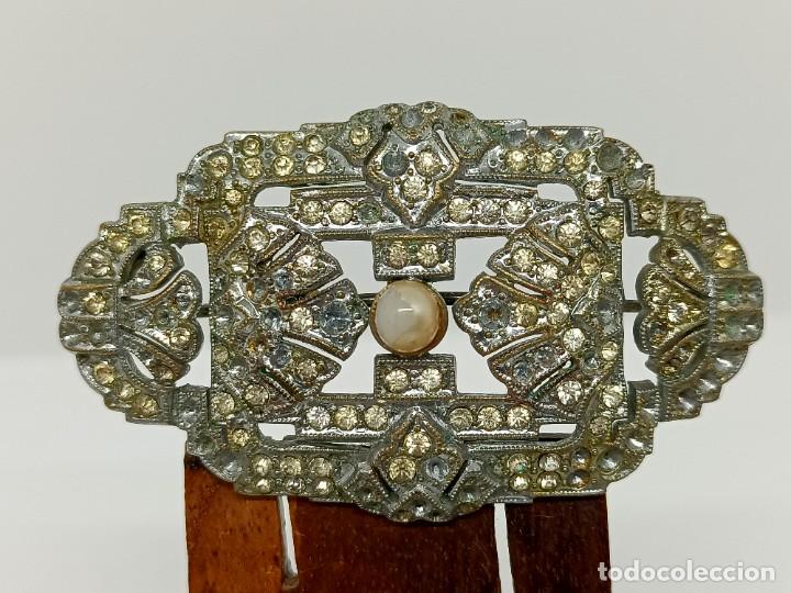 Vintage: Broche bisuter&iacute;a antigua. - Foto 2