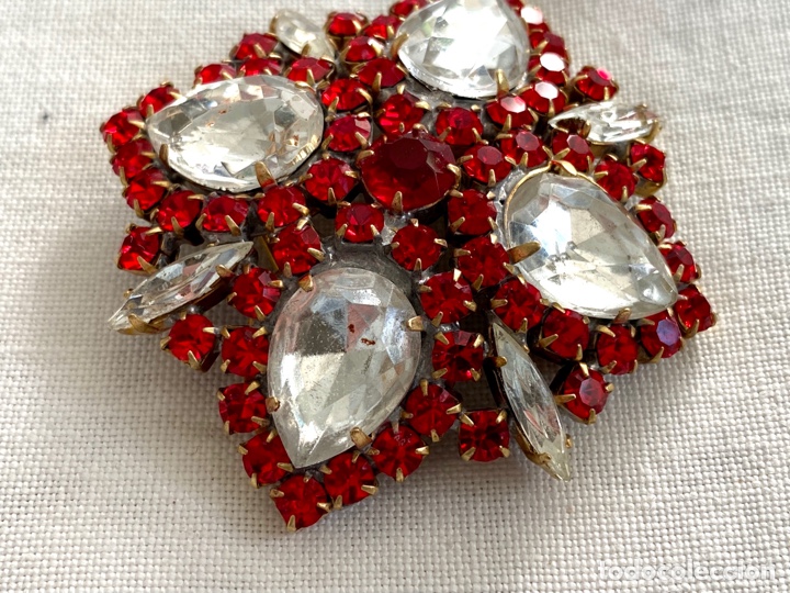Vintage: Conjunto vintage de broche y pendientes - Foto 4