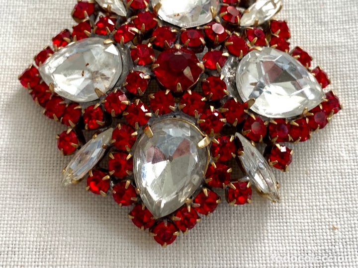Vintage: Conjunto vintage de broche y pendientes - Foto 5