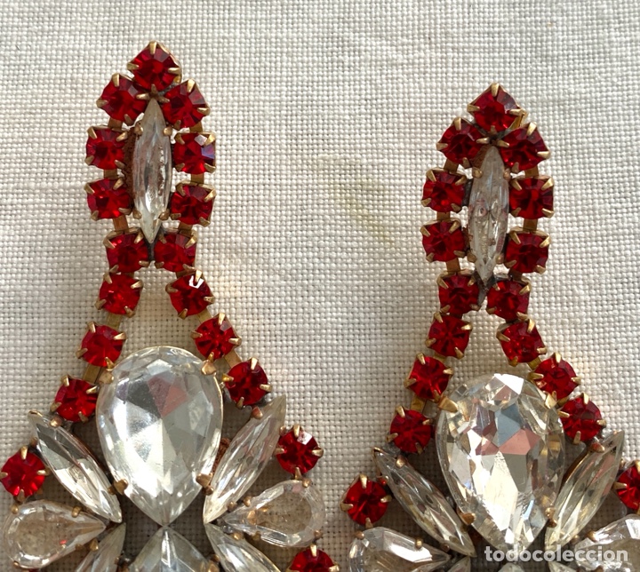 Vintage: Conjunto vintage de broche y pendientes - Foto 8