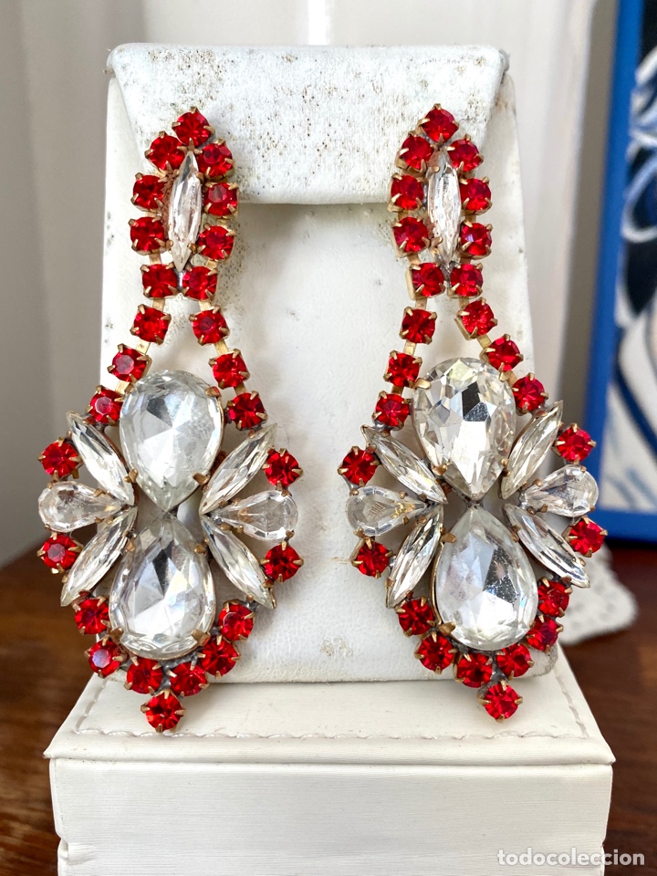 Vintage: Conjunto vintage de broche y pendientes - Foto 10