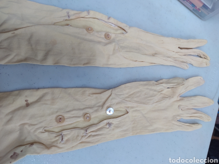 Vintage: Guantes se&ntilde;ora &oacute;pera a&ntilde;os 40 - Foto 3