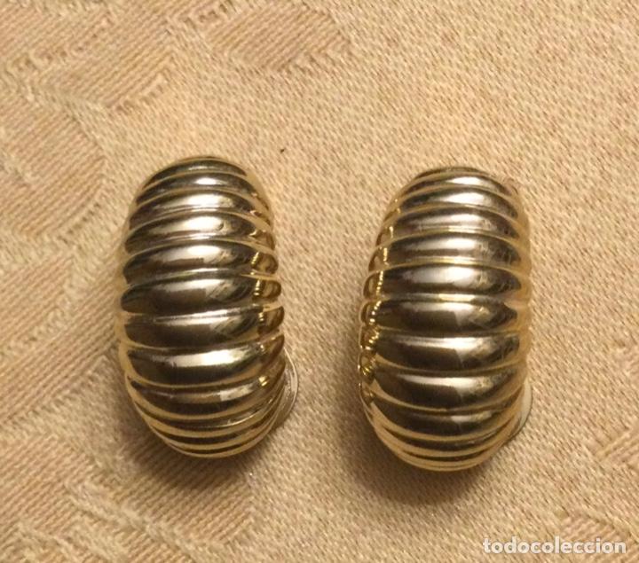 Vintage: PENDIENTES VINTAGE MEDIO ARO - Foto 4