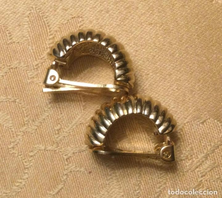 Vintage: PENDIENTES VINTAGE MEDIO ARO - Foto 6