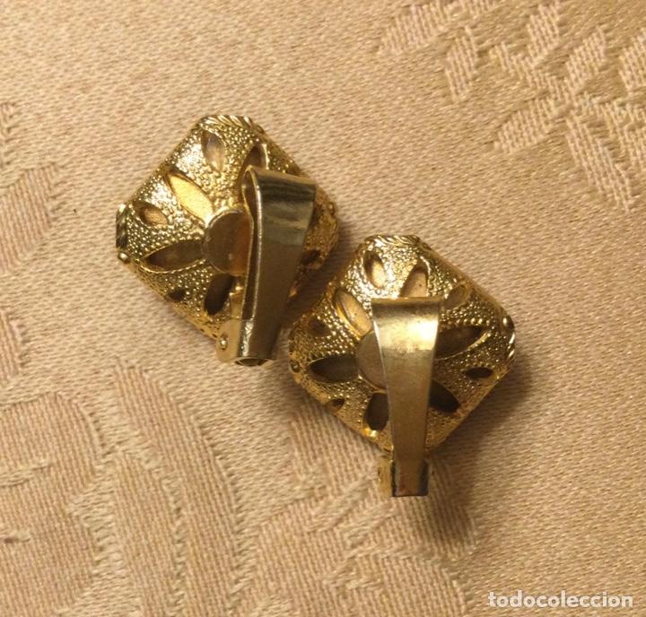 Vintage: PENDIENTES VINTAGE PIEDRA MORADA - Foto 8