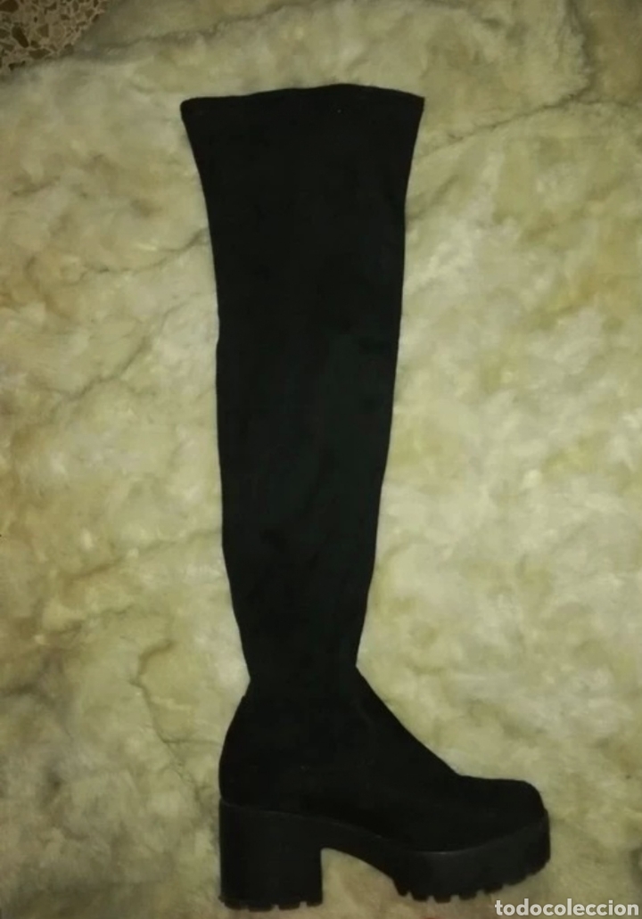 botas altas mosqueteras negras de ante - Comprar Moda vintage mujer en  todocoleccion - 316175173