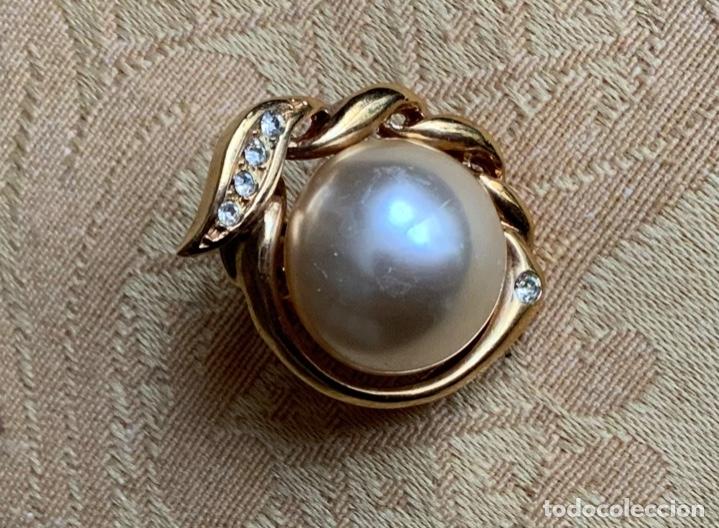 Vintage: PENDIENTES PERLA VINTAGE, CIERRE OMEGA - Foto 2