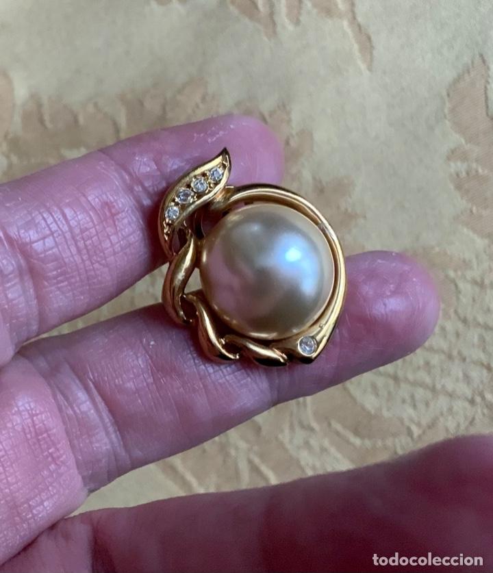 Vintage: PENDIENTES PERLA VINTAGE, CIERRE OMEGA - Foto 4
