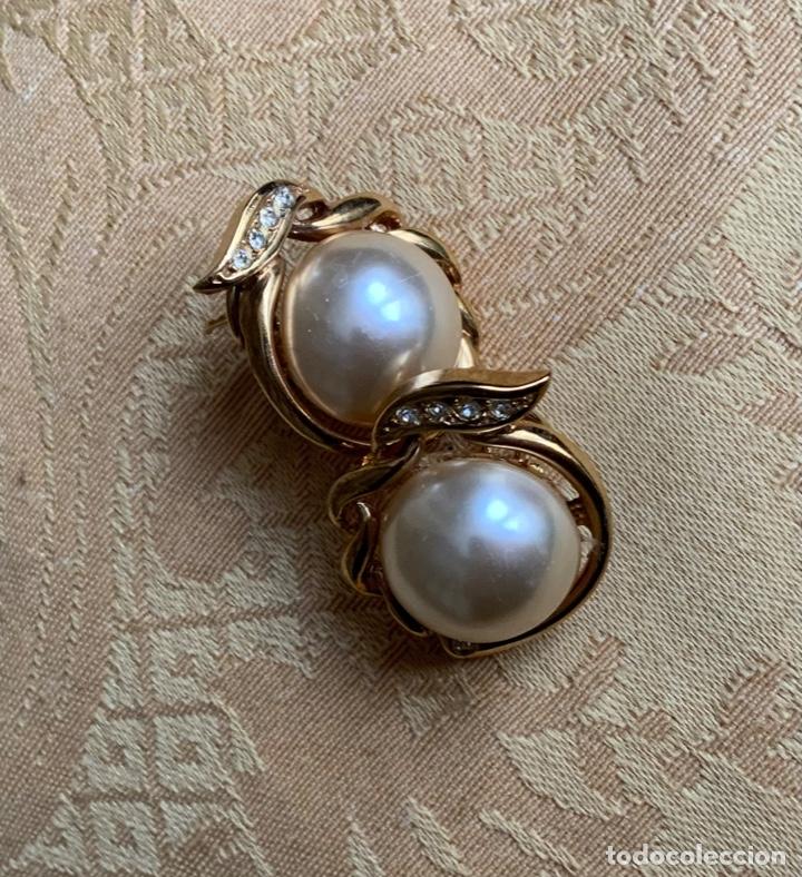 Vintage: PENDIENTES PERLA VINTAGE, CIERRE OMEGA - Foto 5