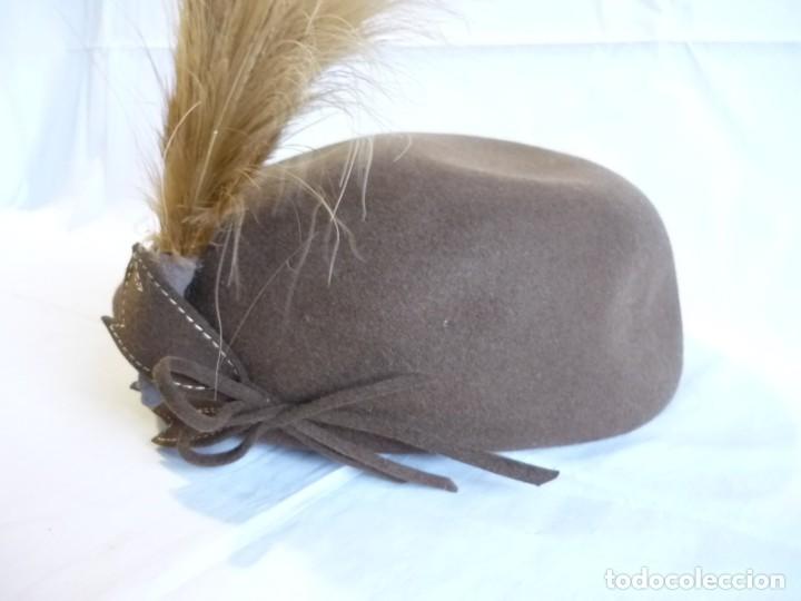 Vintage: Sombrero de se&ntilde;ora con pluma - Foto 4