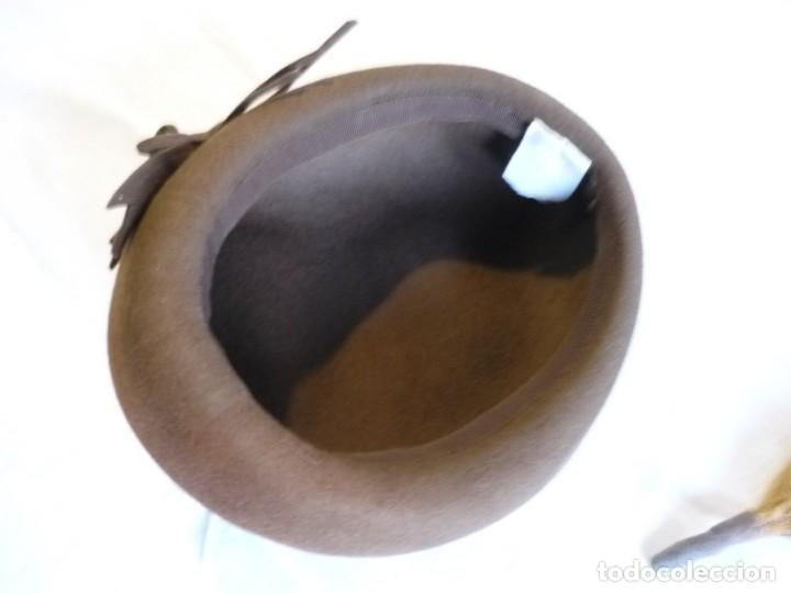 Vintage: Sombrero de se&ntilde;ora con pluma - Foto 9