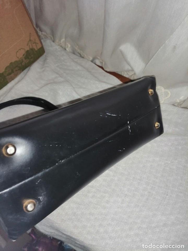 Vintage: Bolso de mano negro - Foto 12