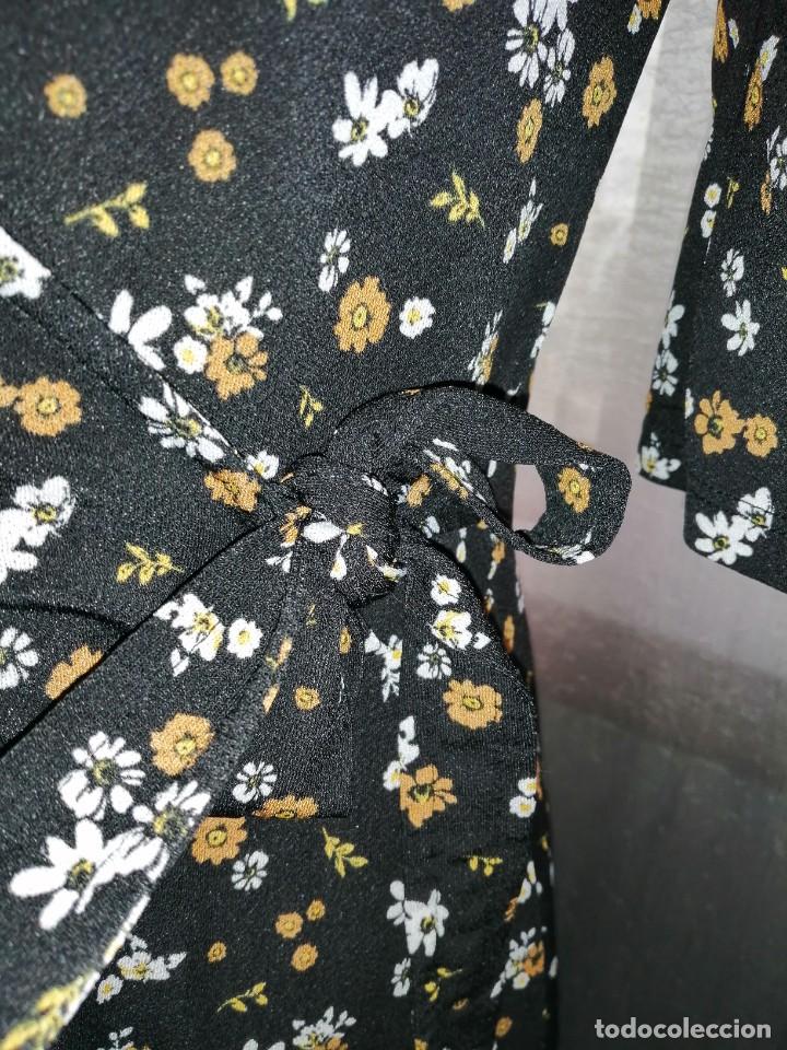 Vintage: Vestido de licra negro y blanco - Foto 4