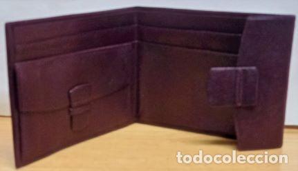 Vintage: CARTERA, BILLETERA. DE PIEL MARRON. CARTERA-14 - Foto 2