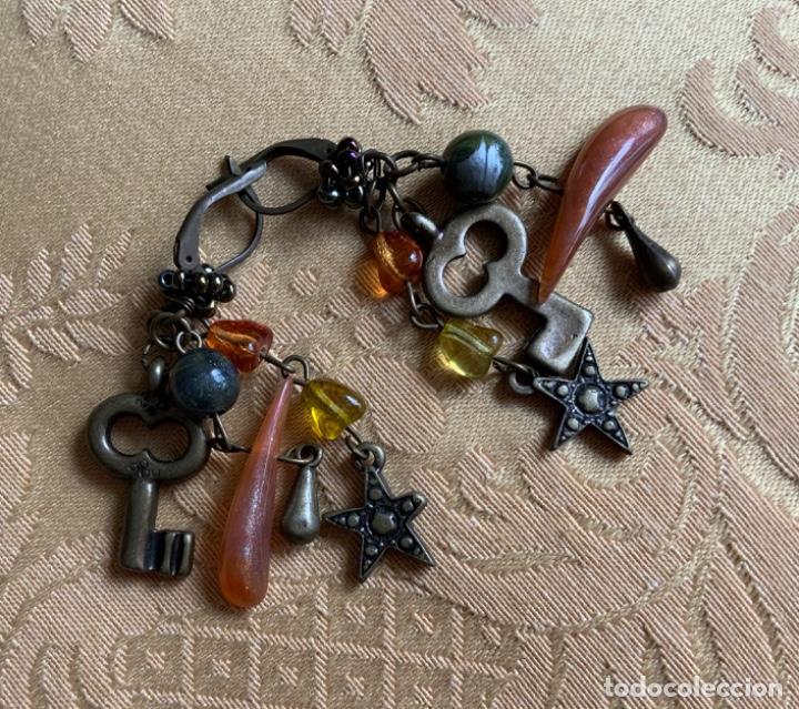 Vintage: PENDIENTES VINTAGE ABALORIOS - Foto 2