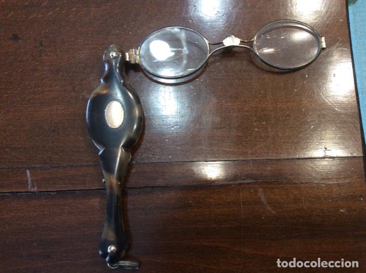 Vintage: Mon&oacute;culos de Carey 10,5cmx3cm. - Foto 5