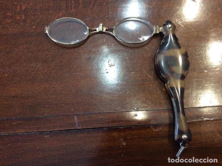 Vintage: Mon&oacute;culos de Carey 10,5cmx3cm. - Foto 7
