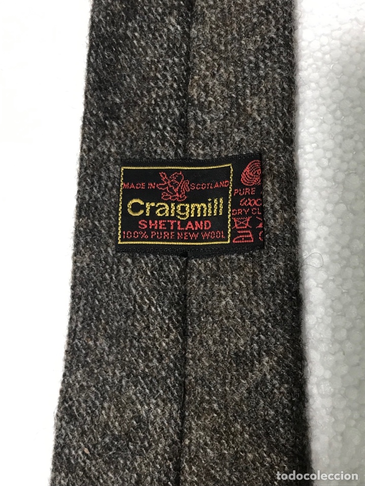 Vintage: Corbata craimigll 100% lana shetland - Foto 3