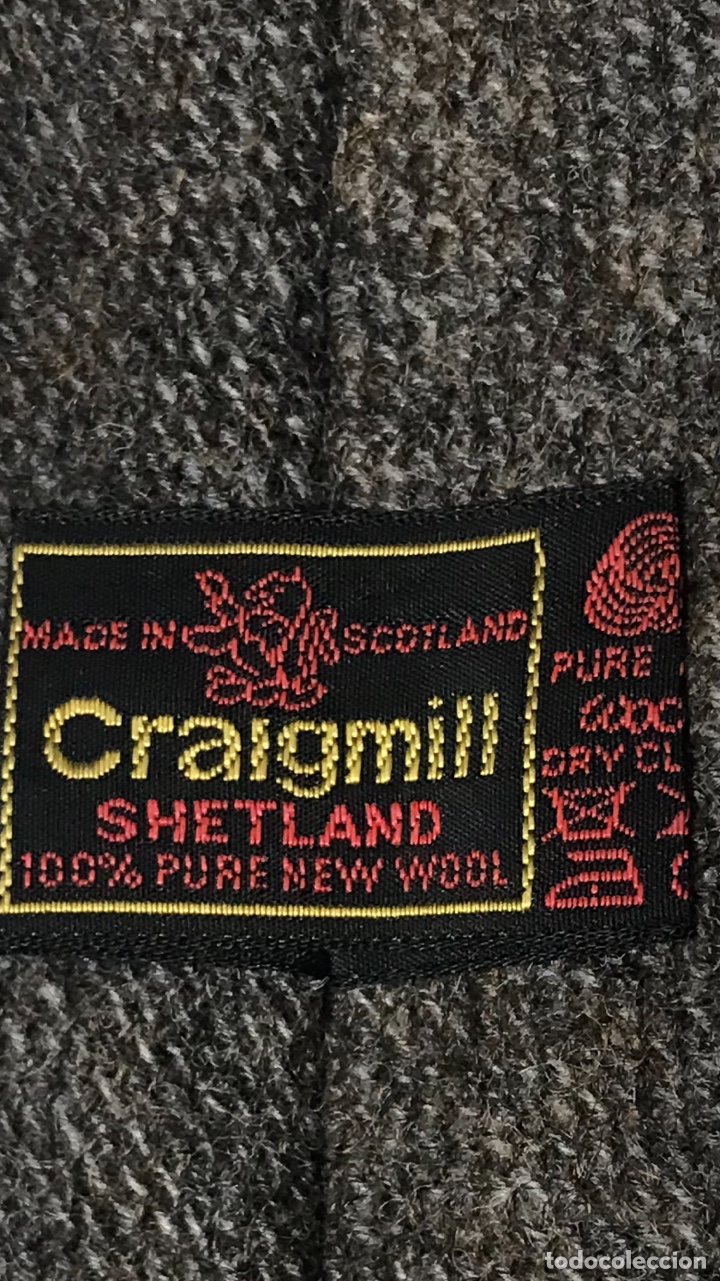 Vintage: Corbata craimigll 100% lana shetland - Foto 5
