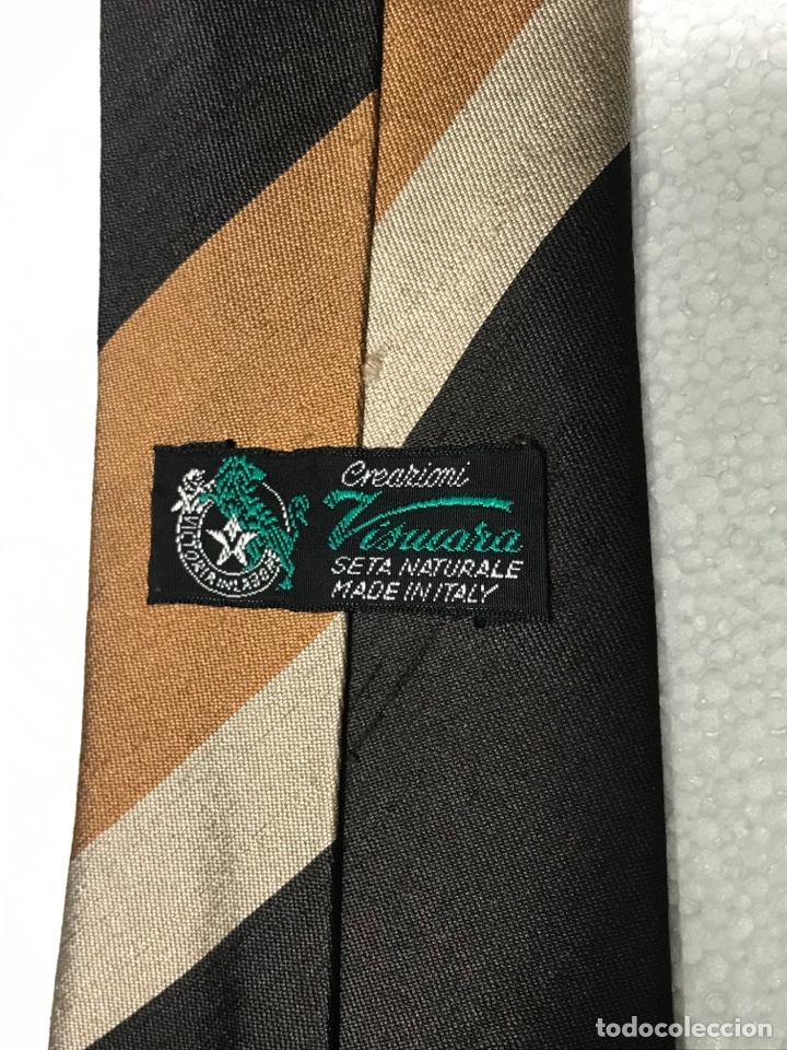 Vintage: Corbata de seda natural - Foto 2