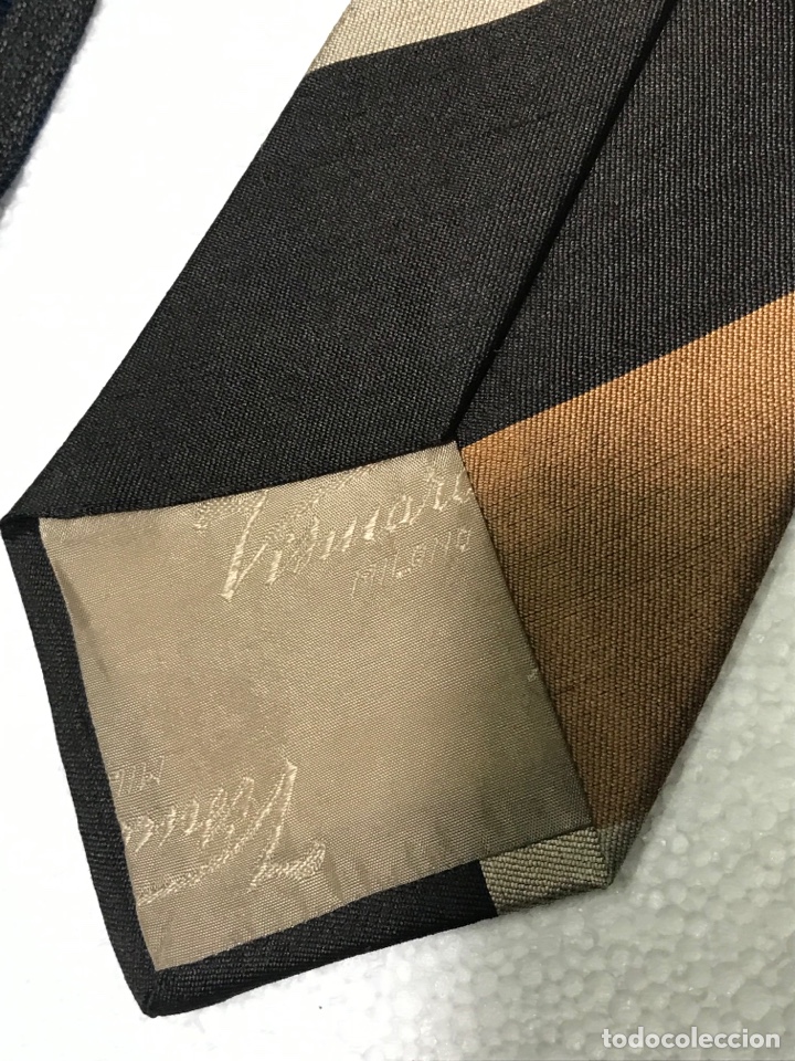 Vintage: Corbata de seda natural - Foto 3