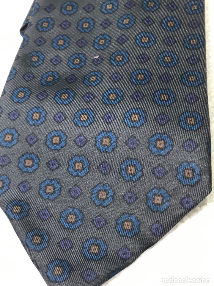 Vintage: Corbata 100% seda hecha a mano - Foto 2