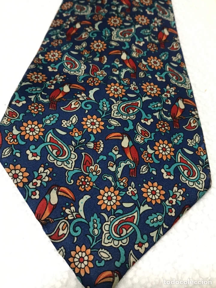 Vintage: Corbata de seda Paul Verlaine - Foto 2