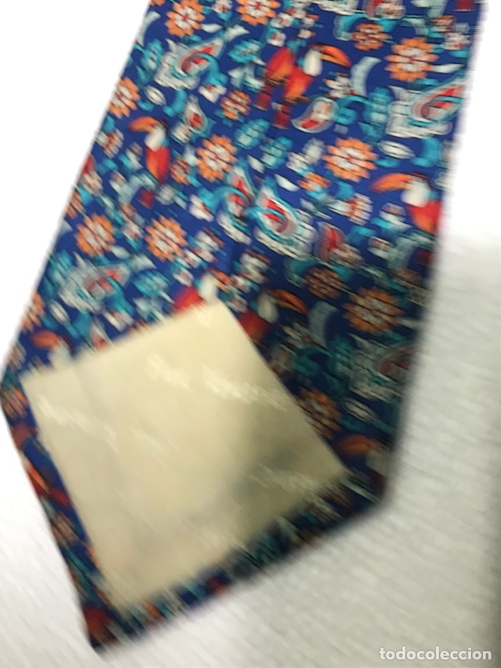 Vintage: Corbata de seda Paul Verlaine - Foto 4