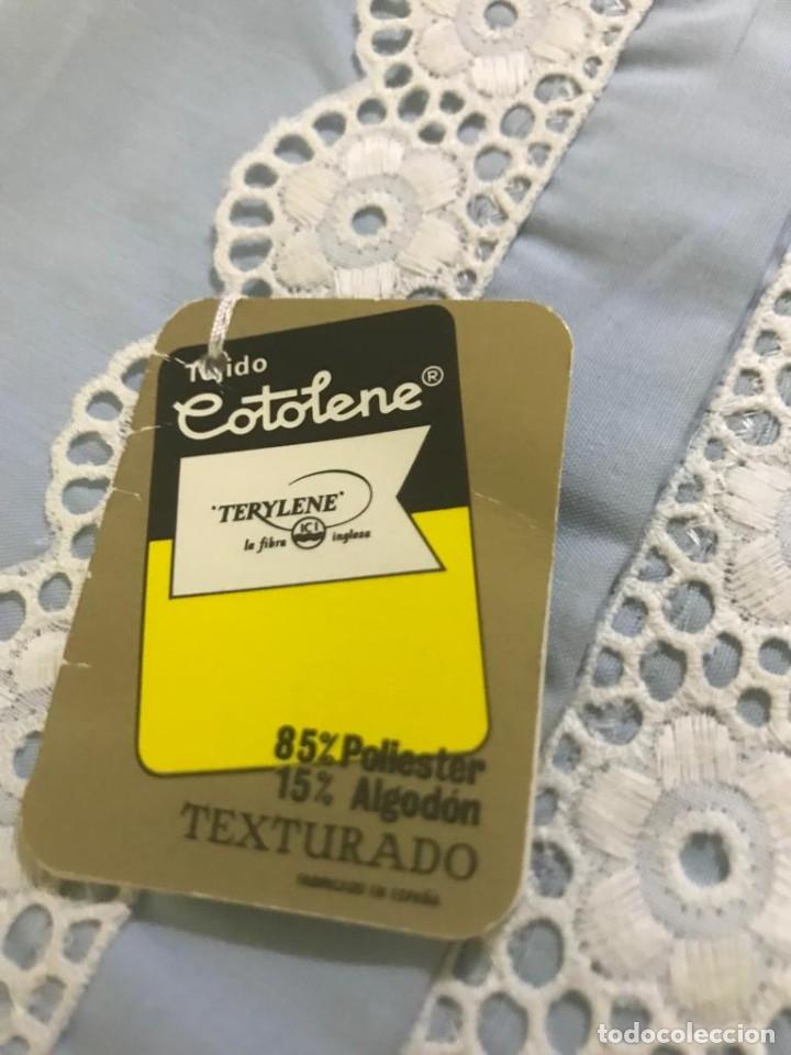 Vintage: Camison azul Cotolene 70&acute;s - Foto 3
