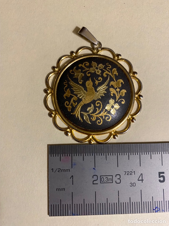 Vintage: COLGANTE DAMASQUINADO - Foto 2
