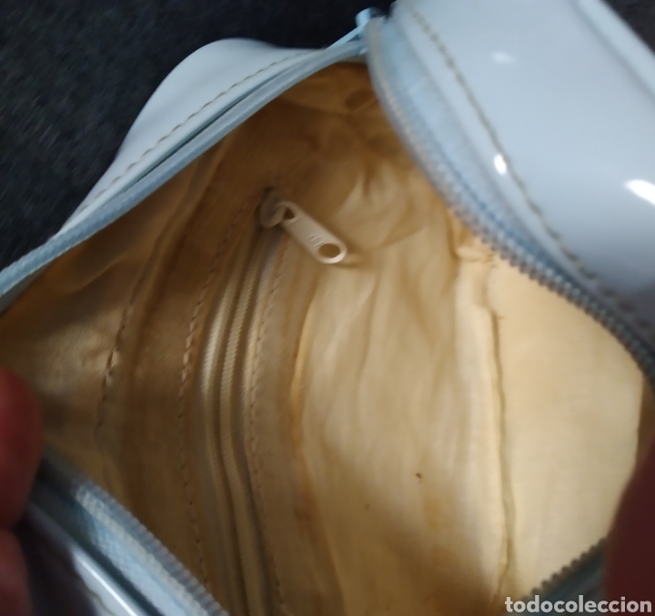 Vintage: Bolso acolchado celeste fiesta - Foto 4