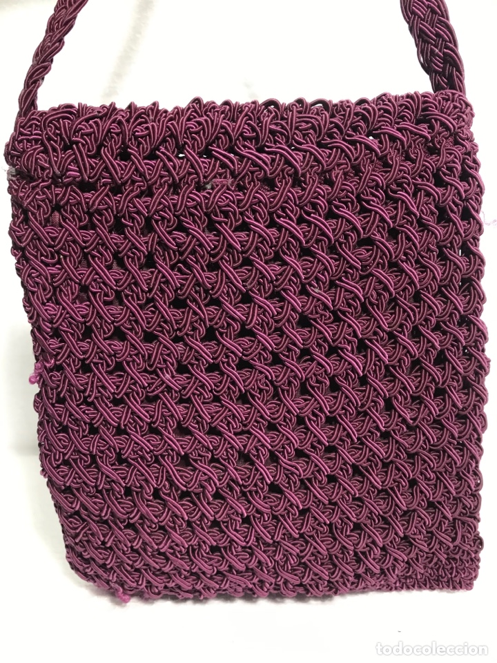 Vintage: Bolso tela 21x18cm - Foto 2