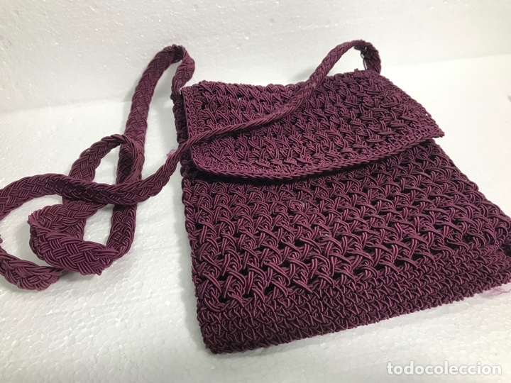Vintage: Bolso tela 21x18cm - Foto 3